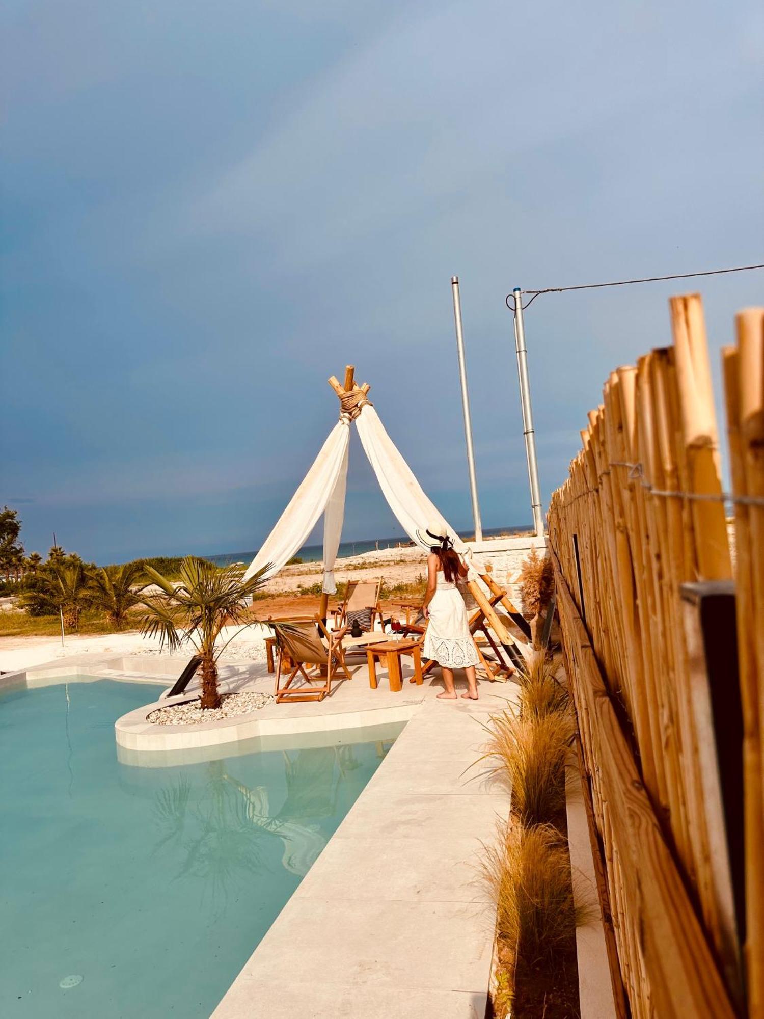 Amo Golden Suites Chrysi Ammoudia Luaran gambar