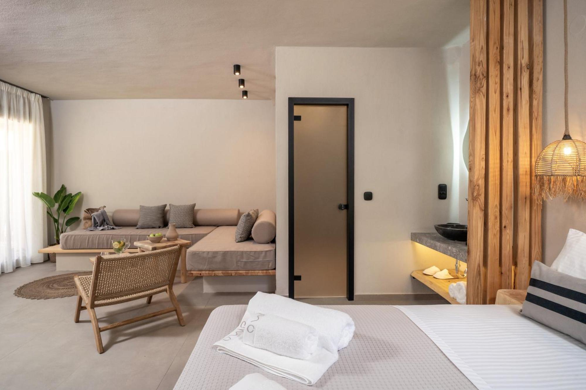 Amo Golden Suites Chrysi Ammoudia Luaran gambar