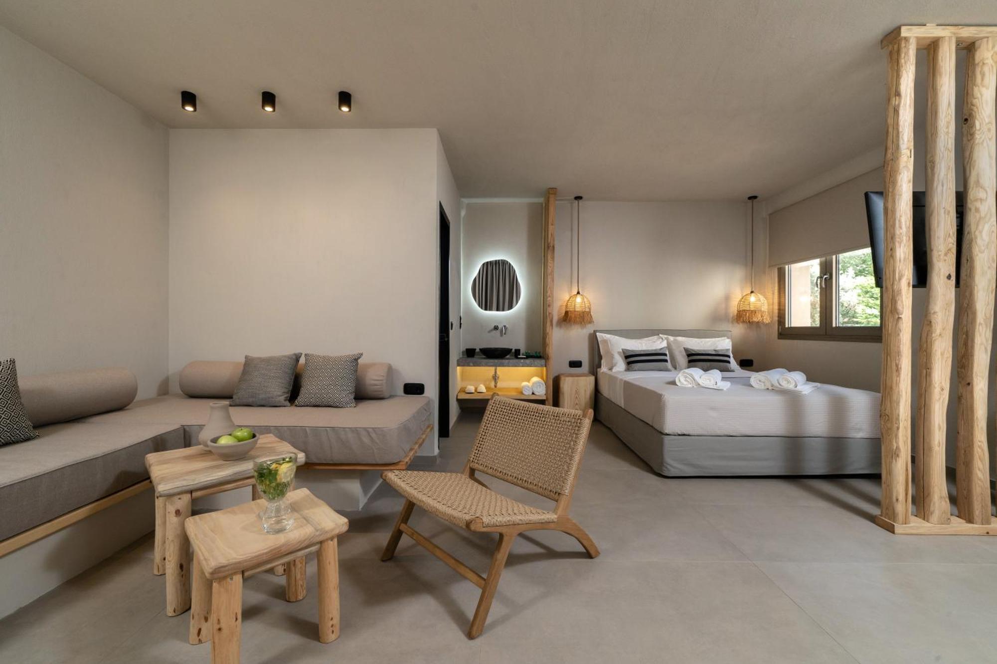 Amo Golden Suites Chrysi Ammoudia Luaran gambar